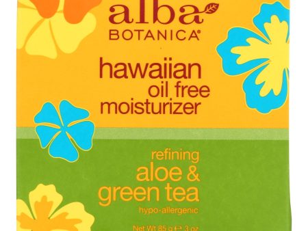 Alba Botanica - Hawaiian Aloe And Green Tea Moisturizer Oil-free - 3 Oz Online