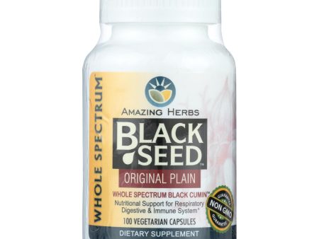 Amazing Herbs - Black Seed - 100 Capsules Sale