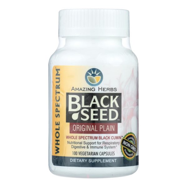 Amazing Herbs - Black Seed - 100 Capsules Sale