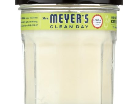 Mrs. Meyer s Clean Day - Soy Candle - Lemon Verbena - Case Of 6 - 7.2 Oz Candles Sale