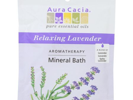 Aura Cacia - Aromatherapy Mineral Bath Lavender Harvest - 2.5 Oz - Case Of 6 For Discount