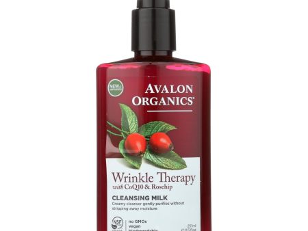 Avalon Organics Coq10 Facial Cleansing Milk - 8.5 Fl Oz For Cheap