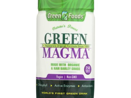 Green Foods Dr Hagiwara Green Magma Barley Grass Juice Powder - 250 Tablets For Sale