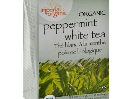 Uncle Lee s Imperial Organic Peppermint White Tea - 18 Tea Bags Online now