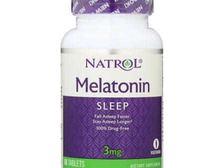 Natrol Melatonin - 3 Mg - 60 Tablets Online Hot Sale