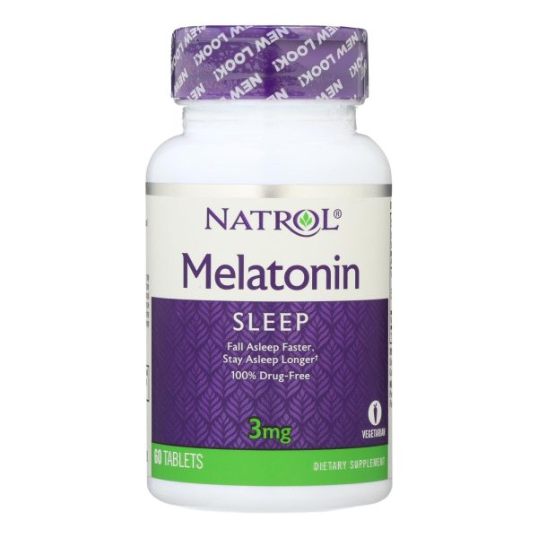 Natrol Melatonin - 3 Mg - 60 Tablets Online Hot Sale