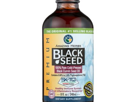 Amazing Herbs - Black Seed Oil - 8 Fl Oz Fashion