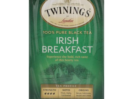 Twinings Tea Breakfast Tea - Irish - Case Of 6 - 20 Bags Sale