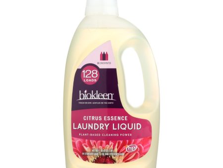 Biokleen Laundry Detergent - Citrus - Case Of 6 - 64 Fl Oz. Hot on Sale