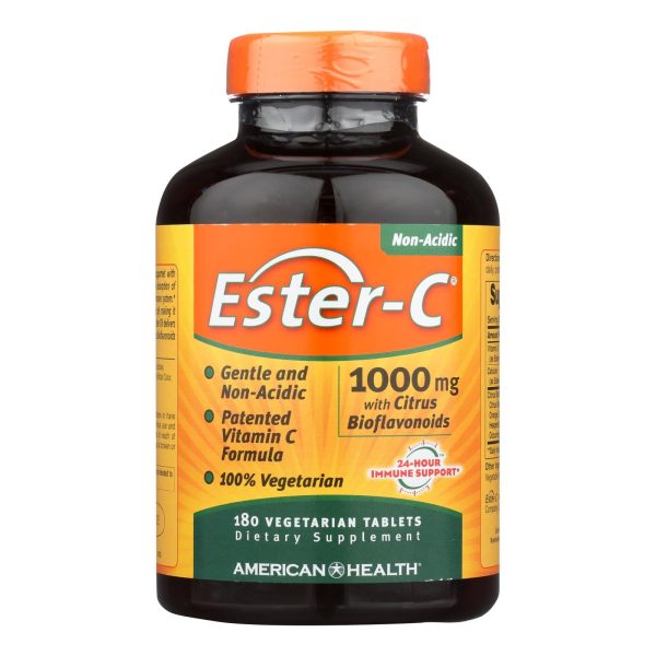 American Health - Ester-c With Citrus Bioflavonoids - 1000 Mg - 180 Vegetarian Tablets Online now