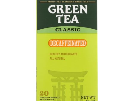 Bigelow Tea Decaf Green Tea - Case Of 6 - 20 Bag Online now