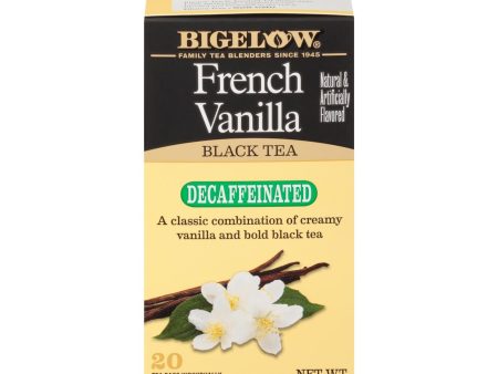 Bigelow Tea Tea - Decaf - French Vanilla - Case Of 6 - 20 Bag Discount