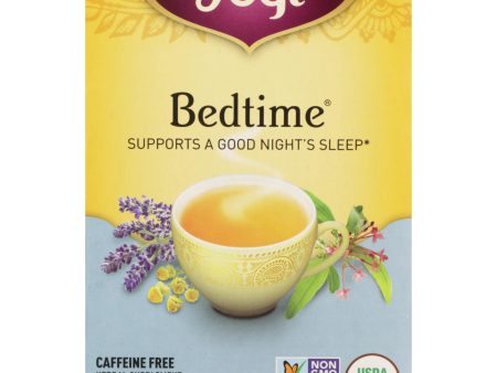 Yogi Bedtime Herbal Tea Caffeine Free Chamomile - 16 Tea Bags - Case Of 6 Online Hot Sale