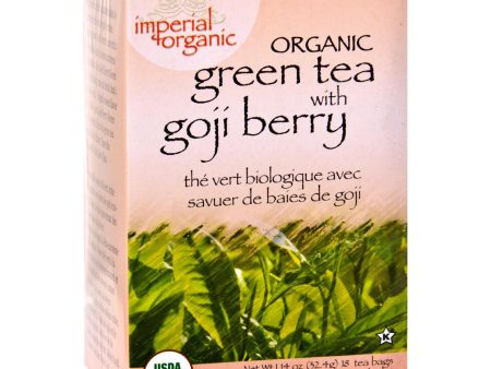 Uncle Lee s Imperial Organic Green Tea With Goji Berry - 18 Tea Bags Sale