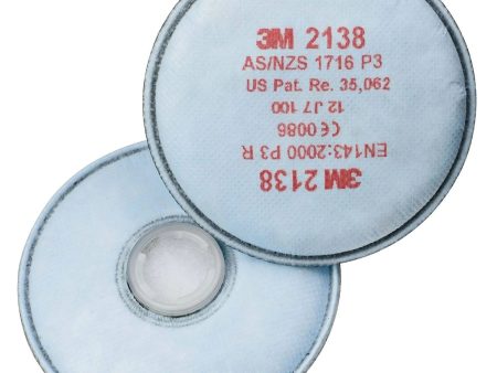 3M filtri serie 2138 P3 R adatta per polveri vapori fumi di saldatura conf.2pz Online Hot Sale